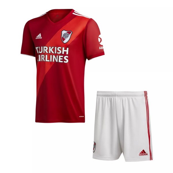 Trikot River Plate Auswarts Kinder 2020-21 Rote Fussballtrikots Günstig